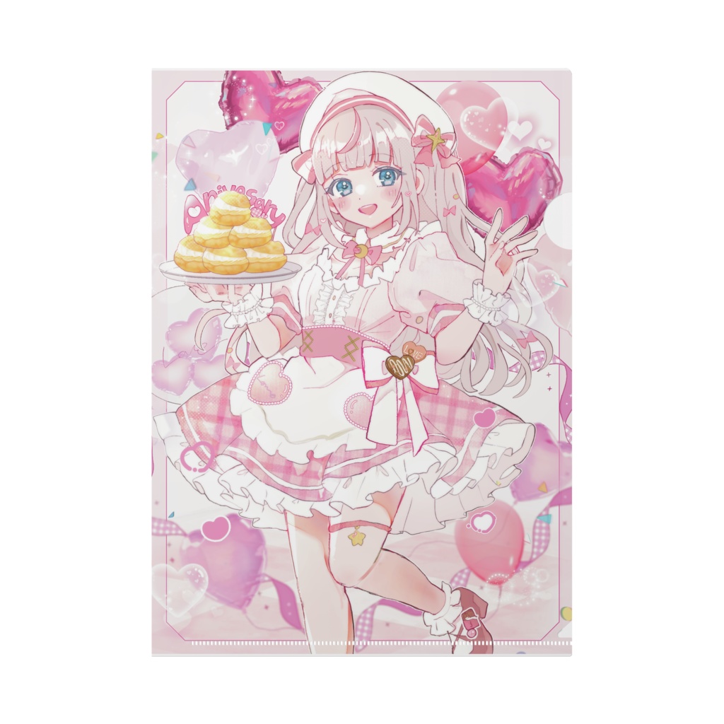 【ハフアニ記念】両面かわいい　A4クリアファイル