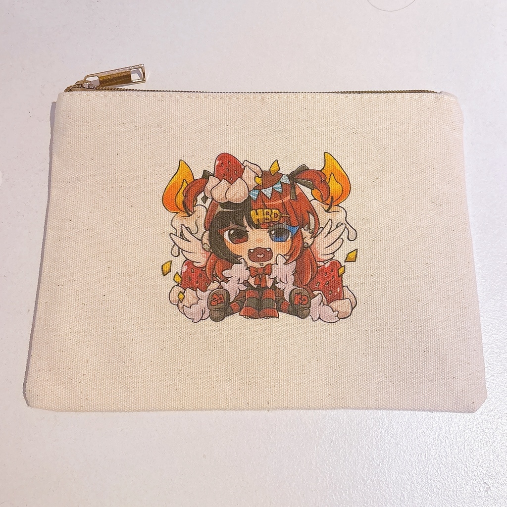 【めおしざこ】フラットポーチ【爆誕祭2025】