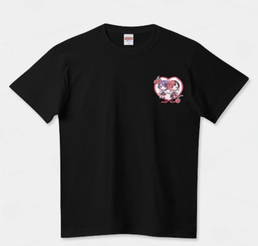 【あしな】【めおしざこ】Tシャツ(黒)