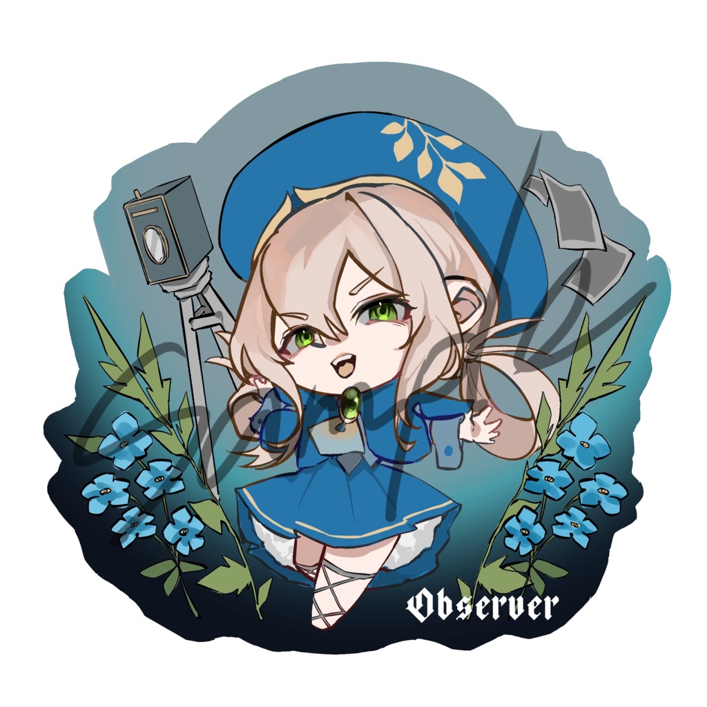 ReplicaClub √D ダイカットステッカー 3種