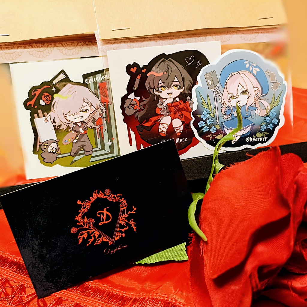 ReplicaClub √D ダイカットステッカー 3種