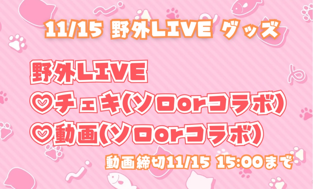 【チェキ・動画】木更津野外ライブ