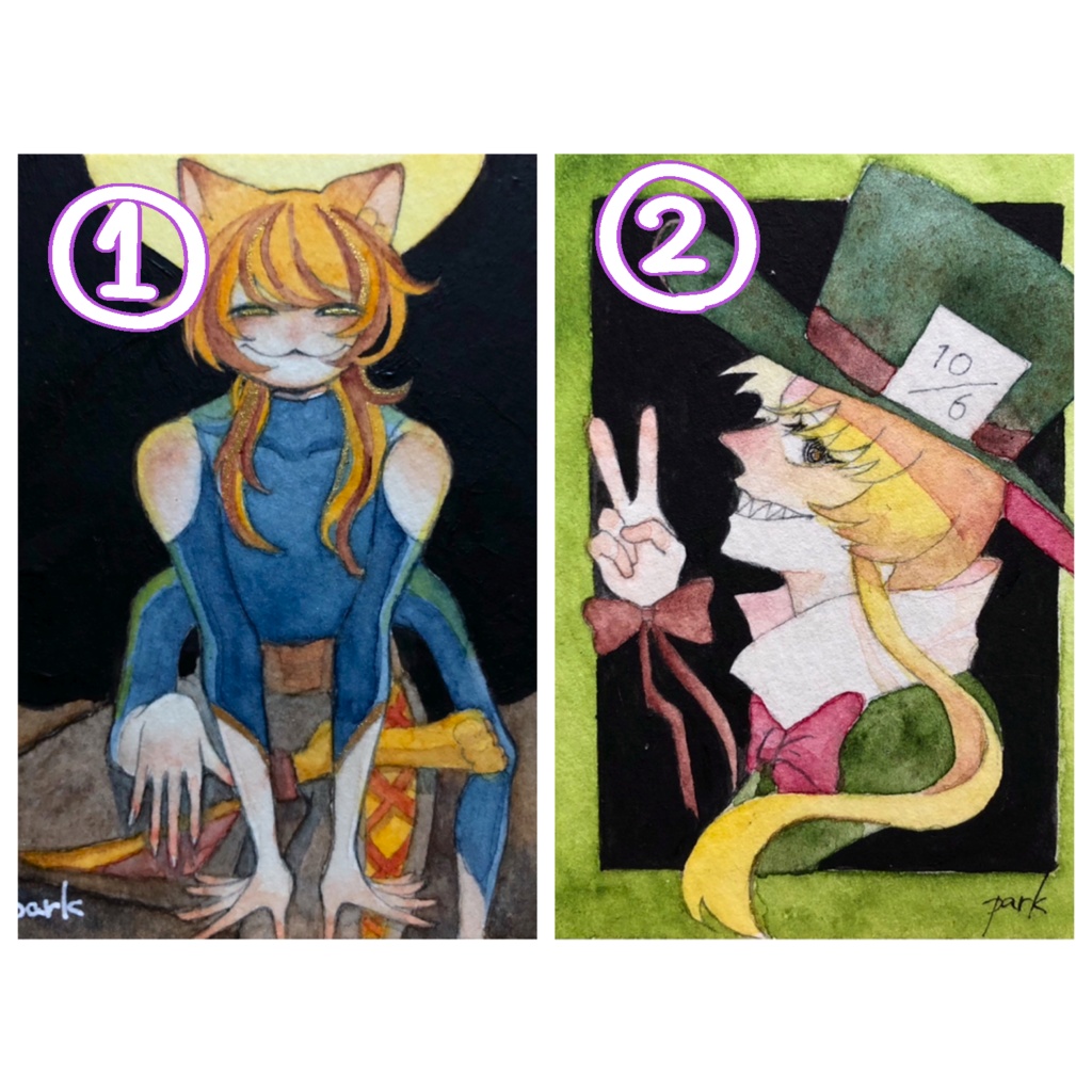 アリス展ATC ①・②