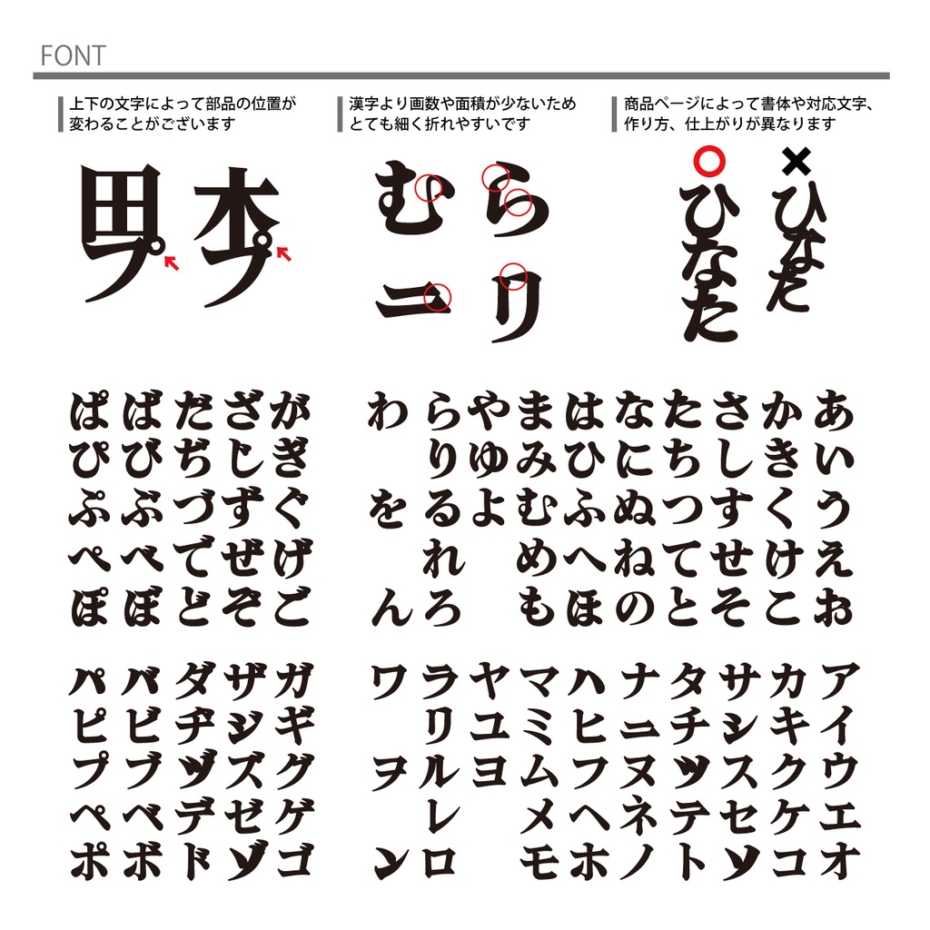 【日本語】アクリルお名前プレート 推しネームプレート