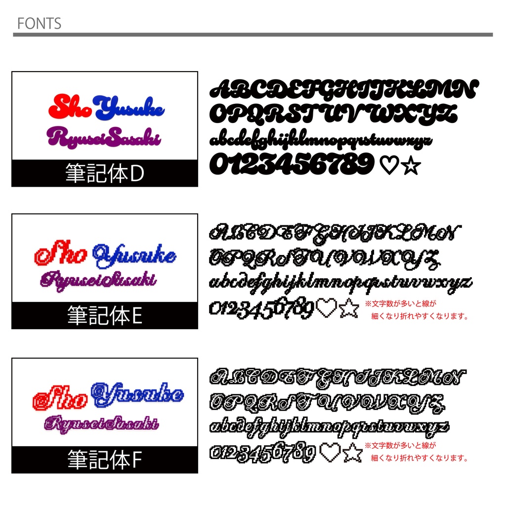 【英語筆記体】アクリルお名前プレート 推しネームプレート