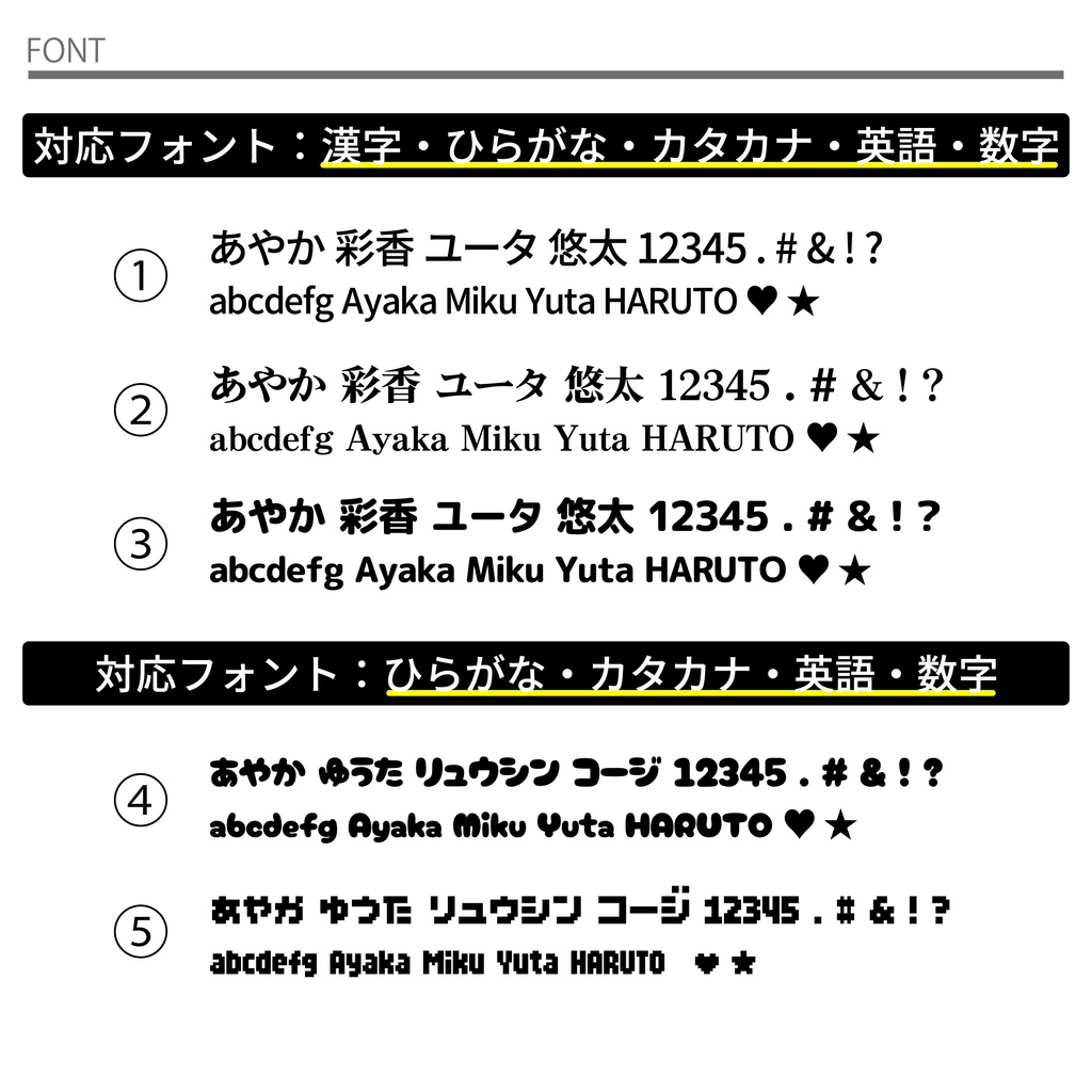 お名前武器シリーズ 刃物型 お名前刻印 アクリル プレート 推し活 推しカラー メンカラ お名前ドス クナイ 包丁