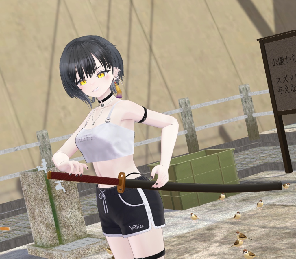 【無料3Dモデル】日本刀「零血」