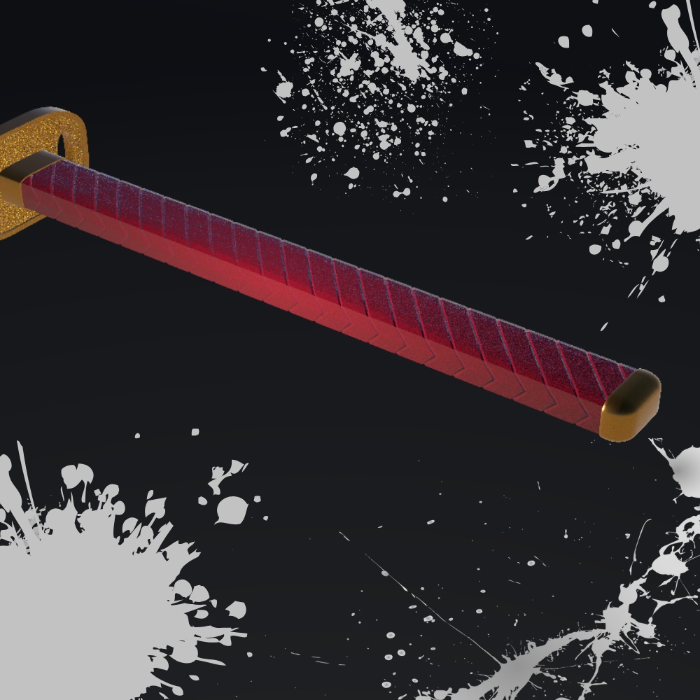 【無料3Dモデル】日本刀「零血」