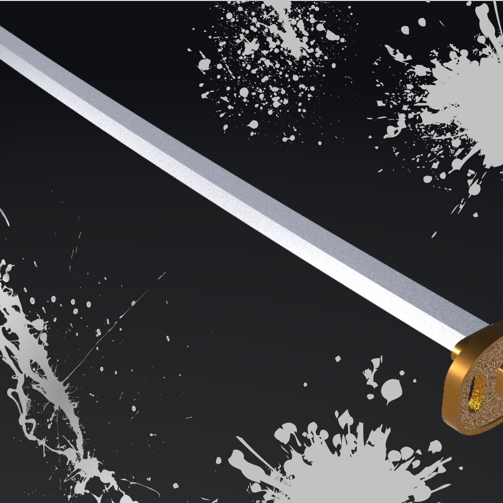 【無料3Dモデル】日本刀「零血」