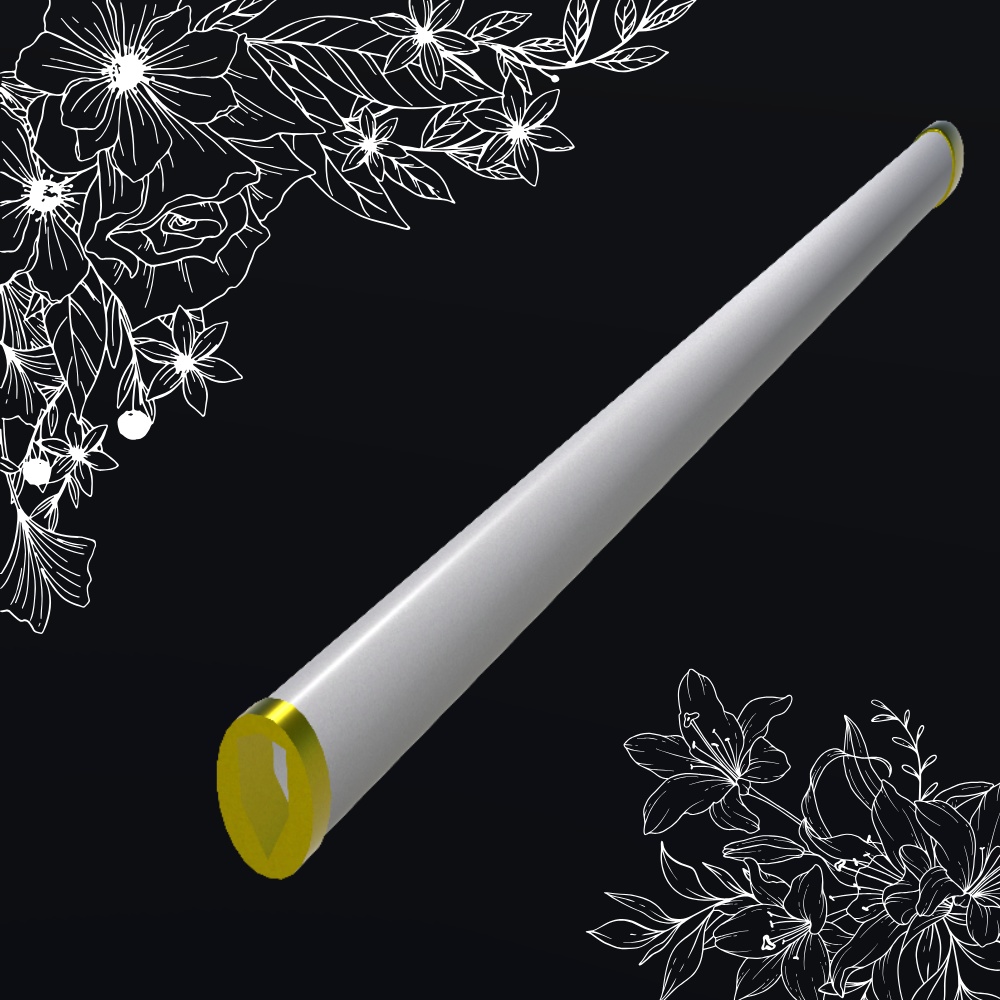 【無料3Dモデル】日本刀「白百合」