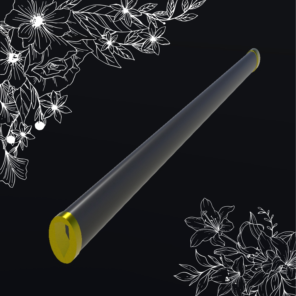 【無料3Dモデル】日本刀「白百合」