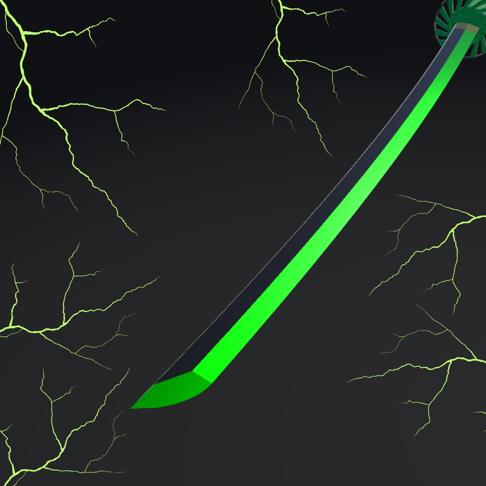 【無料3Dモデル】日本刀「風神」