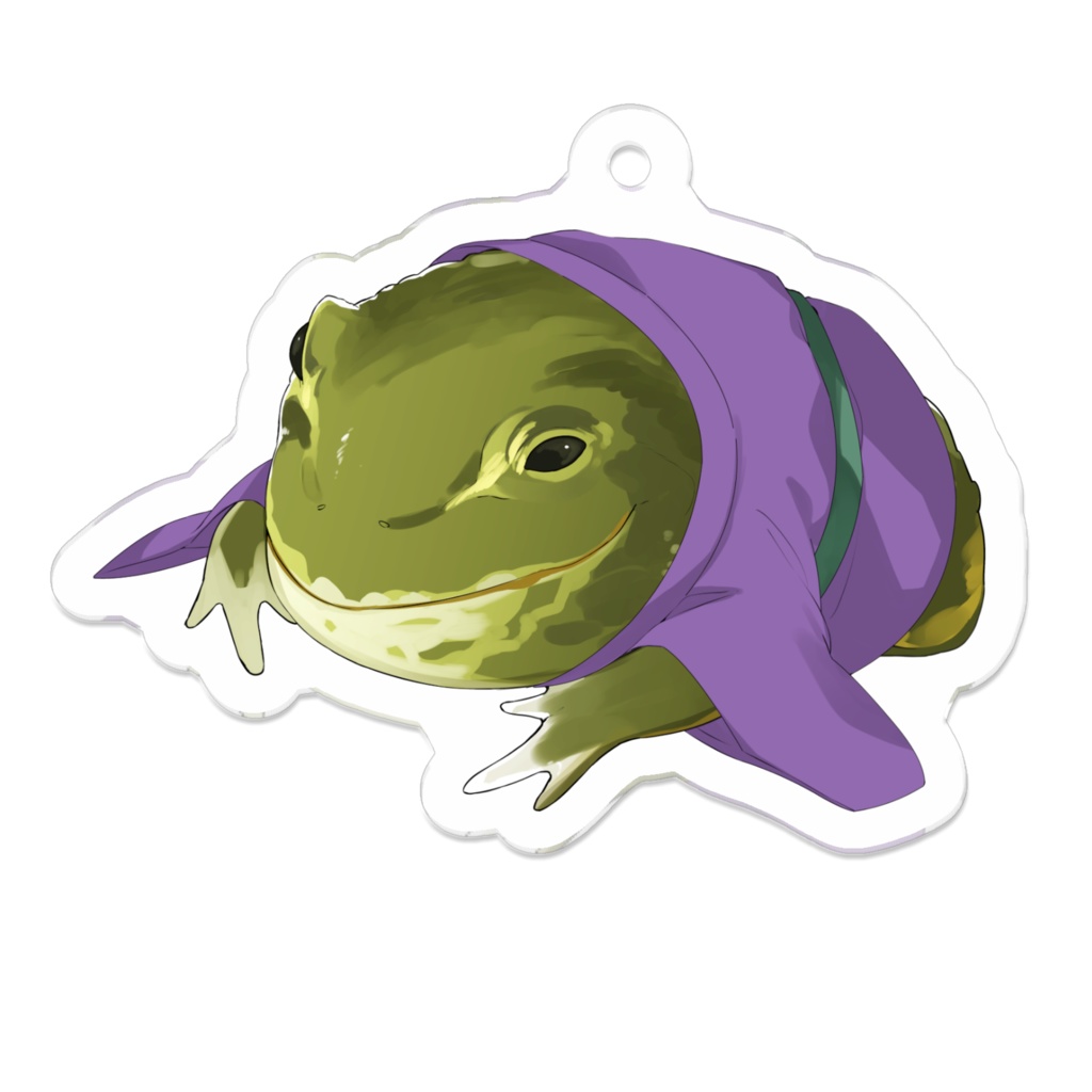 アクリルキーホルダー「ウシ衛門」