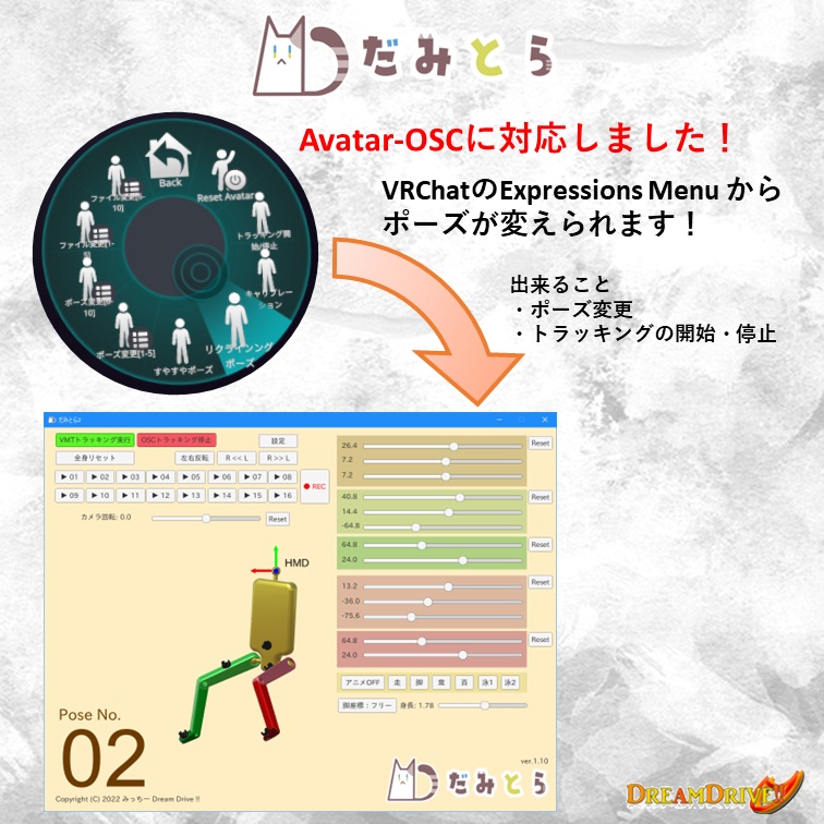 だみとら2 for VRChat (無料)