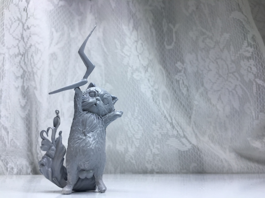 雷神にゃんこ「タマタマちゃん」