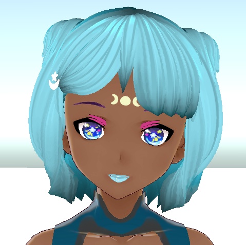 Magical Girl Yemaya Vroid Vtubing Model VRM File