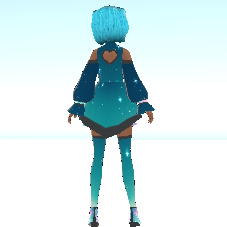 Magical Girl Yemaya Vroid Vtubing Model VRM File