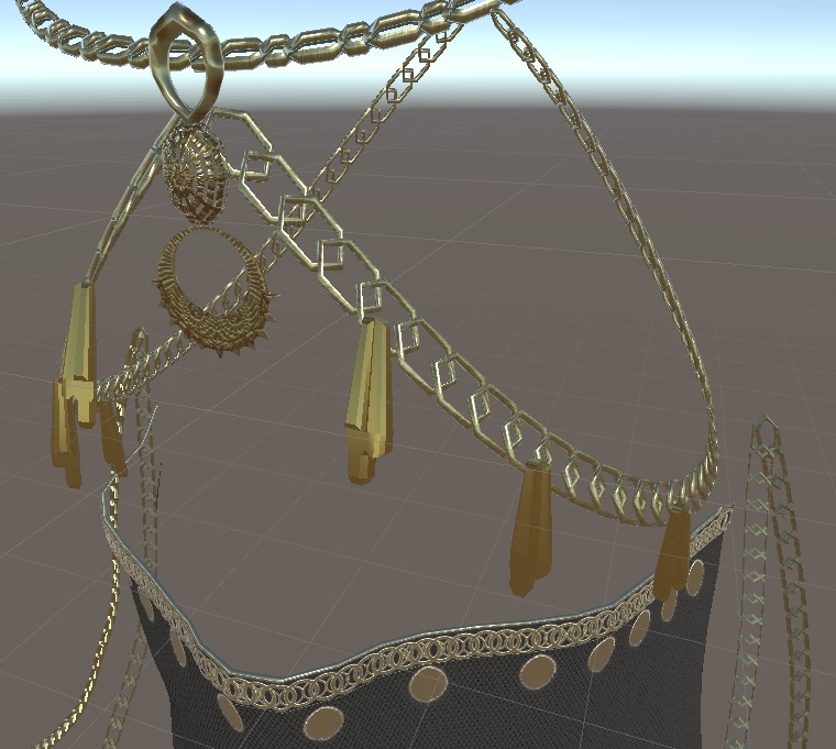 ベール 3Dモデル