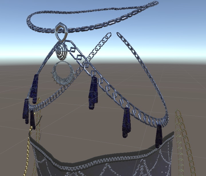 ベール 3Dモデル