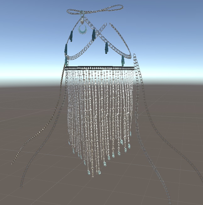 ベール 3Dモデル