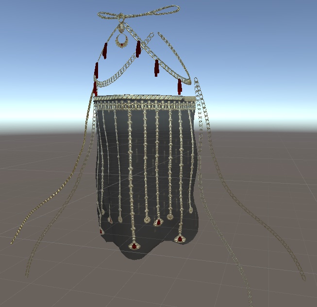 ベール 3Dモデル