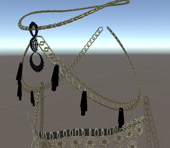 ベール 3Dモデル