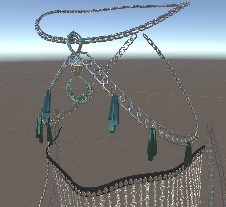 ベール 3Dモデル