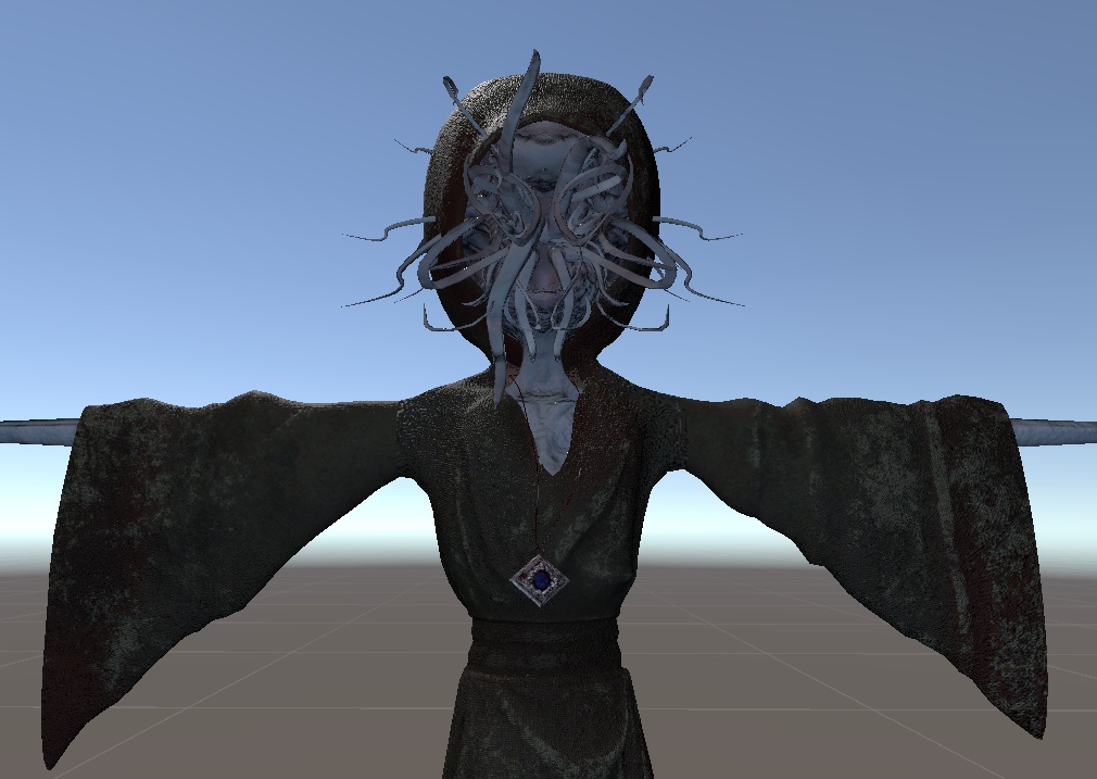 脳喰らい アバター 3Dモデル/Brain Eater Avatar 3D Model