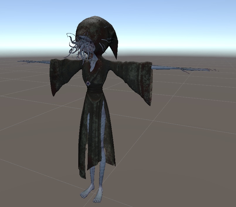 脳喰らい アバター 3Dモデル/Brain Eater Avatar 3D Model