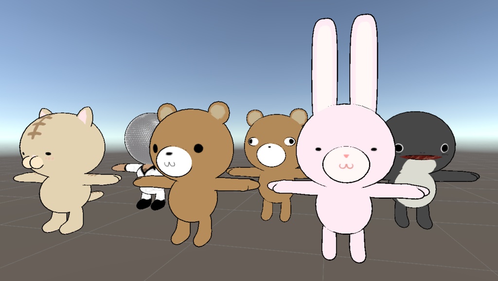 動物たち 3Dアバター (Animals 3D Avatar)