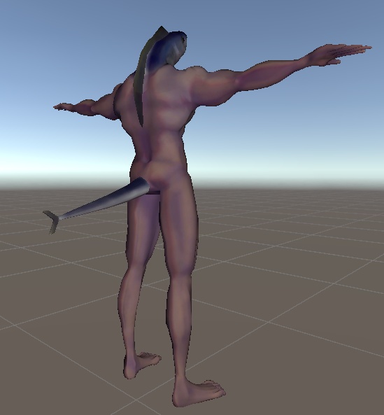 彼岸島の魚型邪鬼 3Dアバター (The fish-type Oni from Higanjima 3D Avatar)