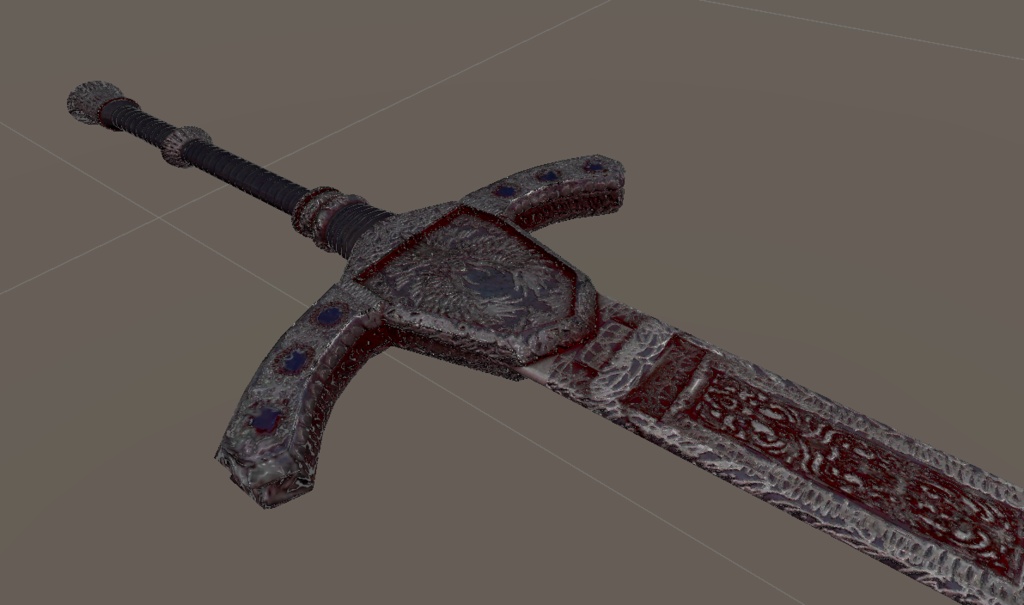 ノコギリ鉈・教会の石槌 3Dモデル (Saw Cleaver / Kirkhammer 3D Models)