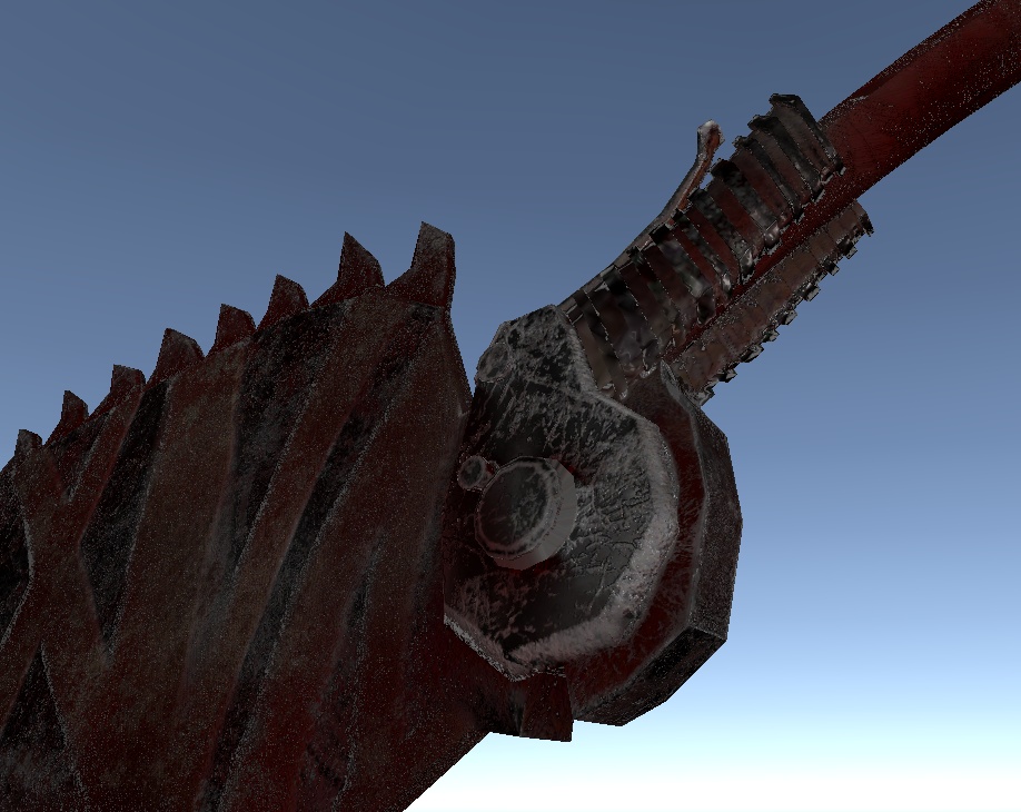 ノコギリ鉈・教会の石槌 3Dモデル (Saw Cleaver / Kirkhammer 3D Models)