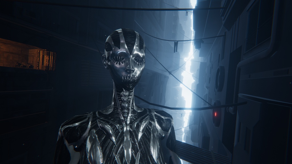 オリジナル 3Dアバター 『新人類』 (Original 3D Avatar: "New Human")