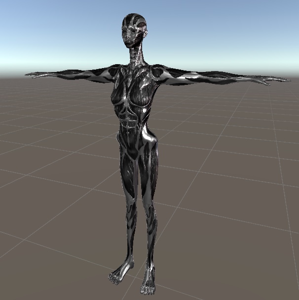 オリジナル 3Dアバター 『新人類』 (Original 3D Avatar: "New Human")