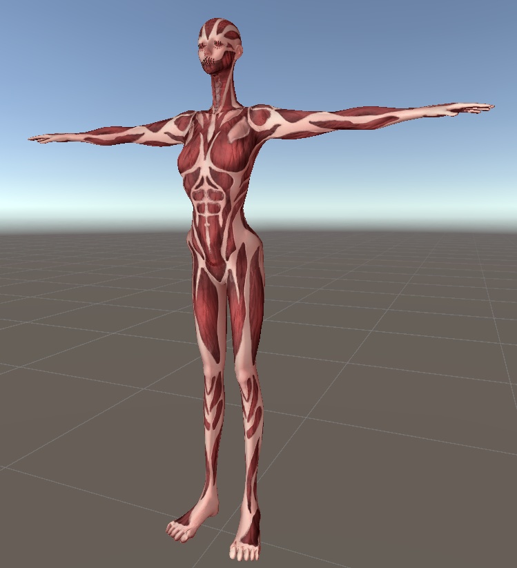 オリジナル 3Dアバター 『新人類』 (Original 3D Avatar: "New Human")