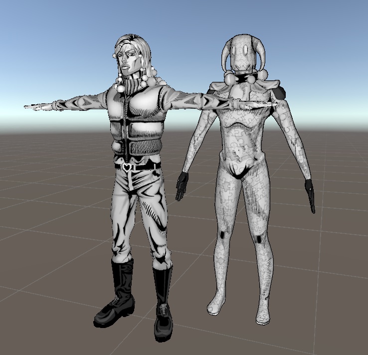 ジョジョリオンの東方 憲助/キングナッシング 3Dアバター (JOJOLION: Norisuke Higashikata / King Nothing 3D Avatar)
