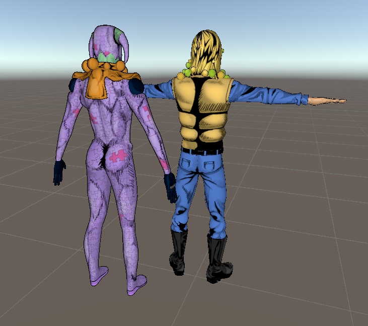 ジョジョリオンの東方 憲助/キングナッシング 3Dアバター (JOJOLION: Norisuke Higashikata / King Nothing 3D Avatar)