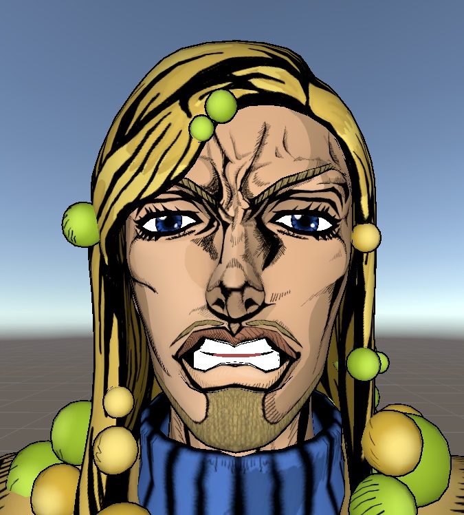 ジョジョリオンの東方 憲助/キングナッシング 3Dアバター (JOJOLION: Norisuke Higashikata / King Nothing 3D Avatar)