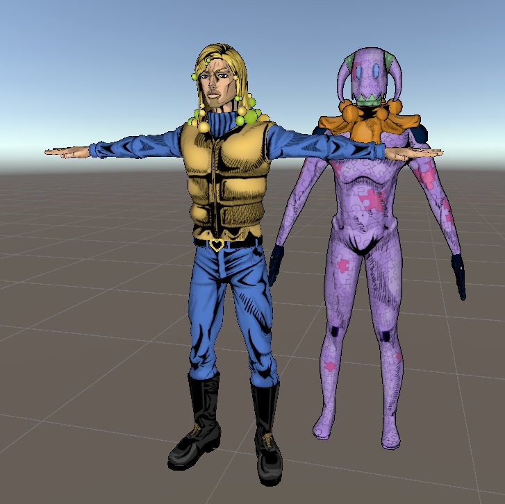 ジョジョリオンの東方 憲助/キングナッシング 3Dアバター (JOJOLION: Norisuke Higashikata / King Nothing 3D Avatar)
