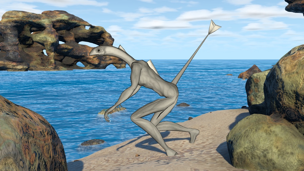 魚人型邪鬼 3Dアバター