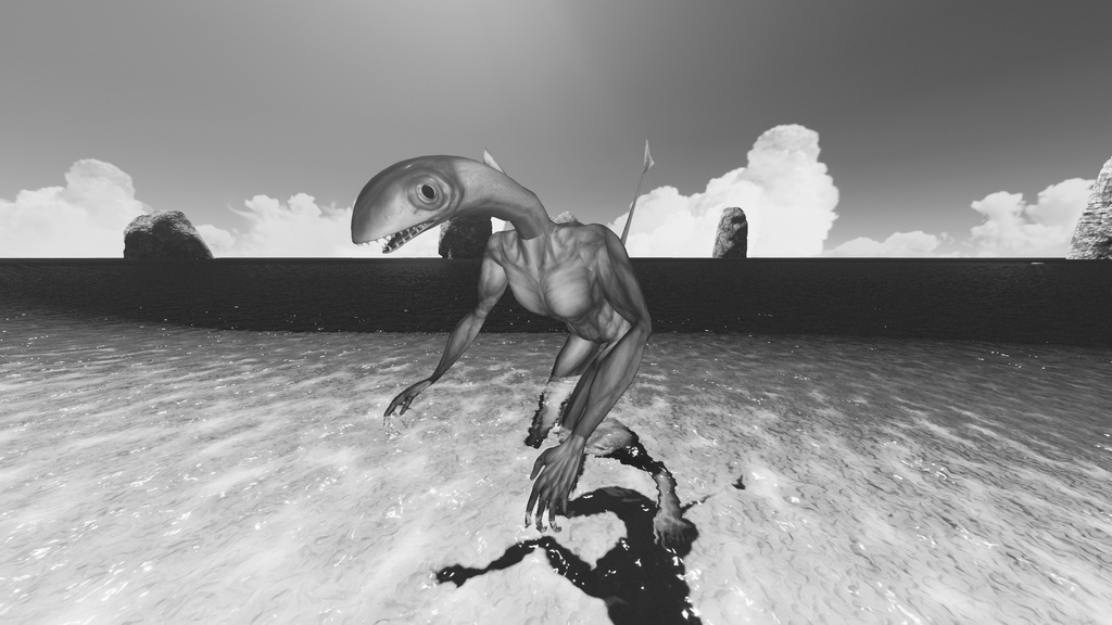 魚人型邪鬼 3Dアバター
