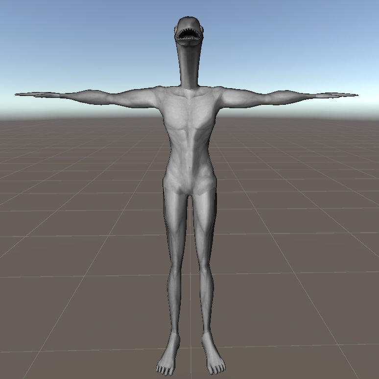 魚人型邪鬼 3Dアバター
