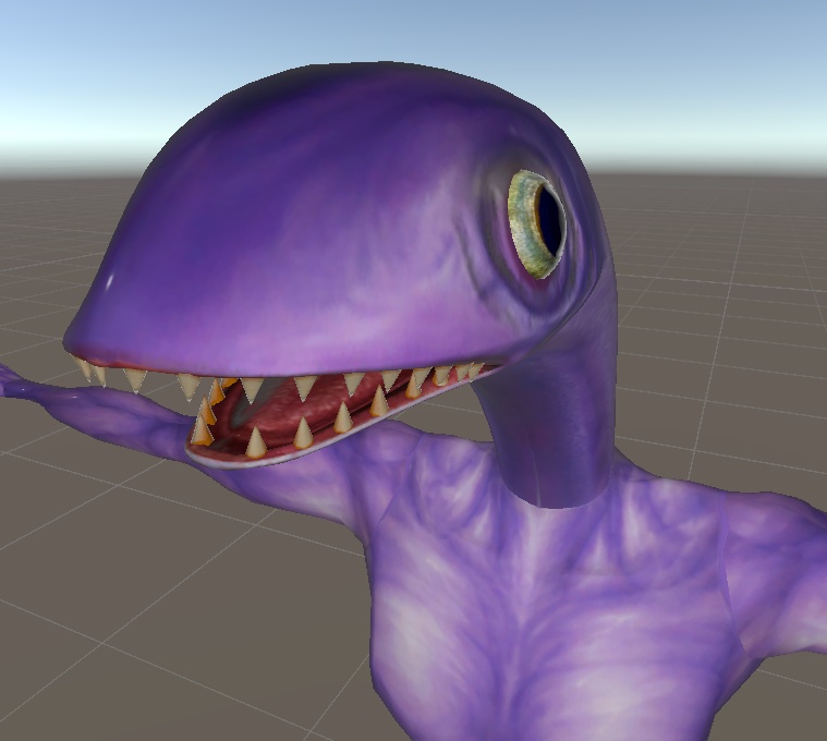 魚人型邪鬼 3Dアバター