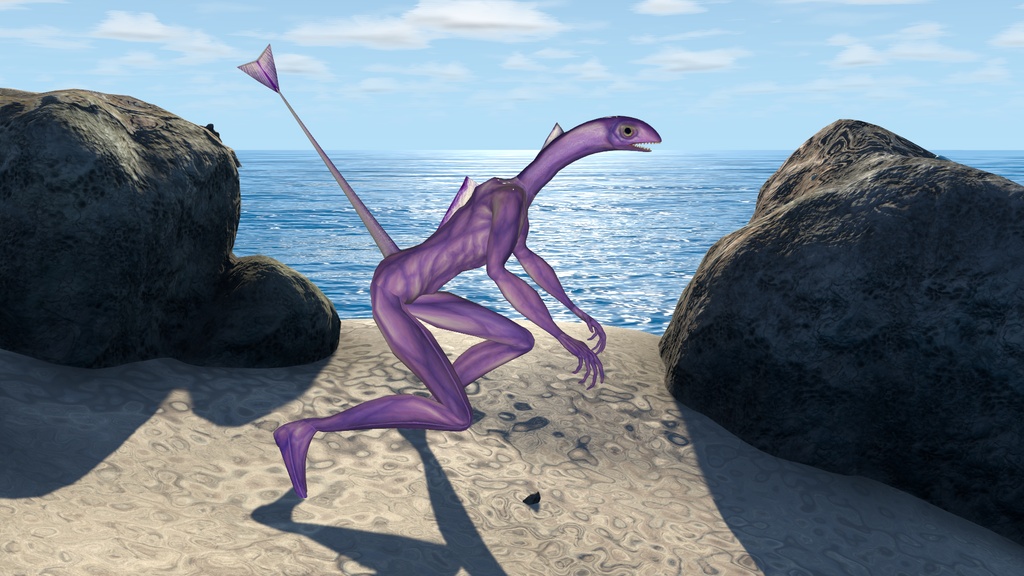 魚人型邪鬼 3Dアバター