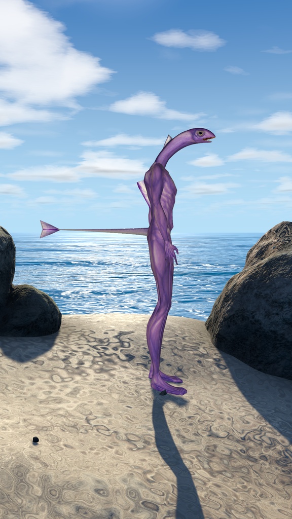 魚人型邪鬼 3Dアバター