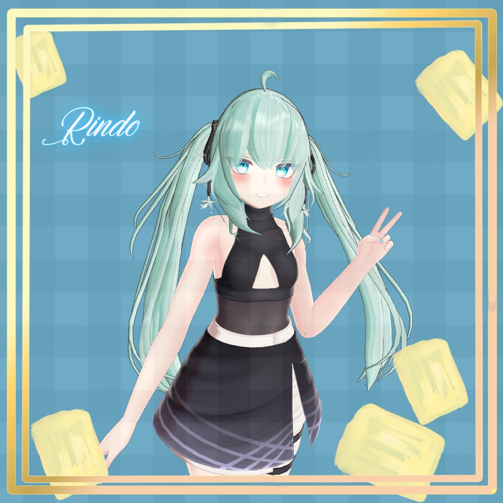 Twin_tail_up-dynamic bone 設定済み-