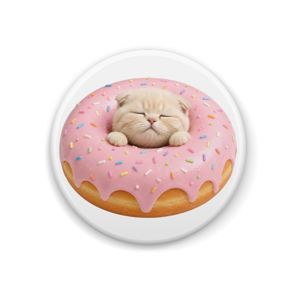 ふて猫　ドーナツ