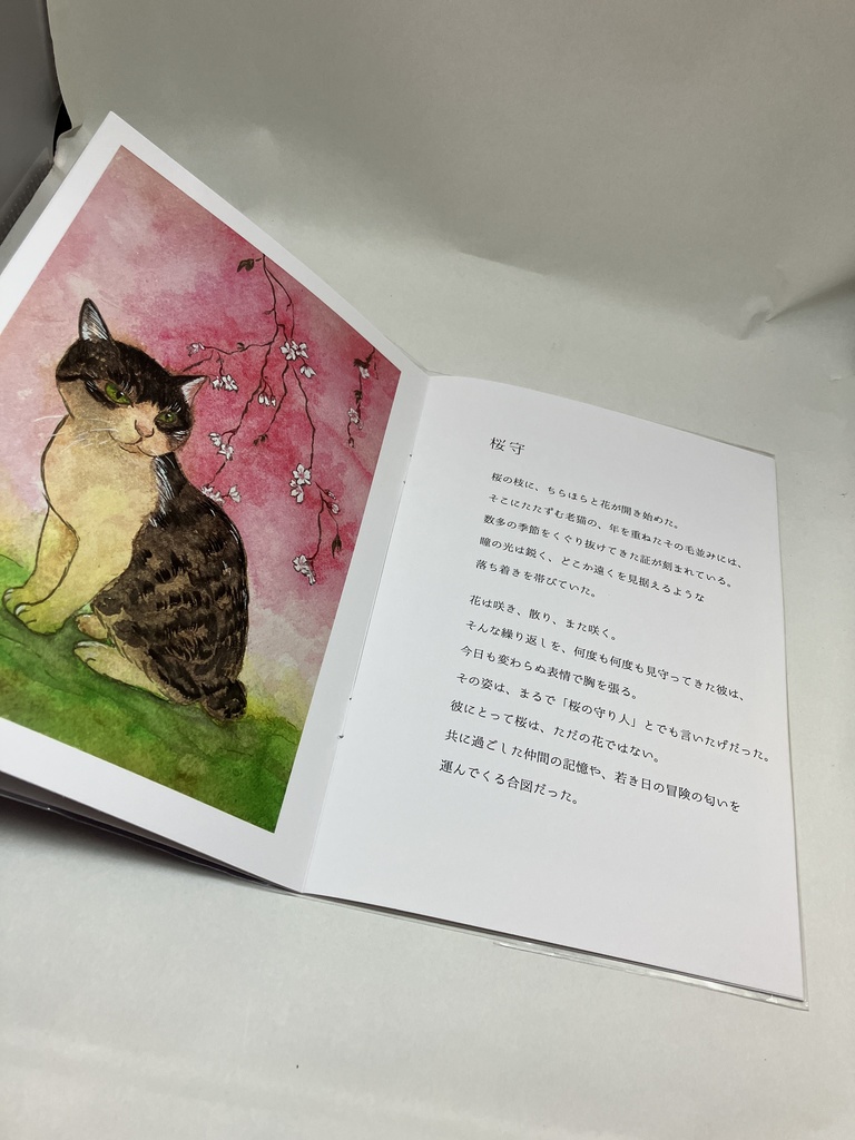 画集「桜花爛漫」（イラストに物語をつけて絵本仕立てになっています）