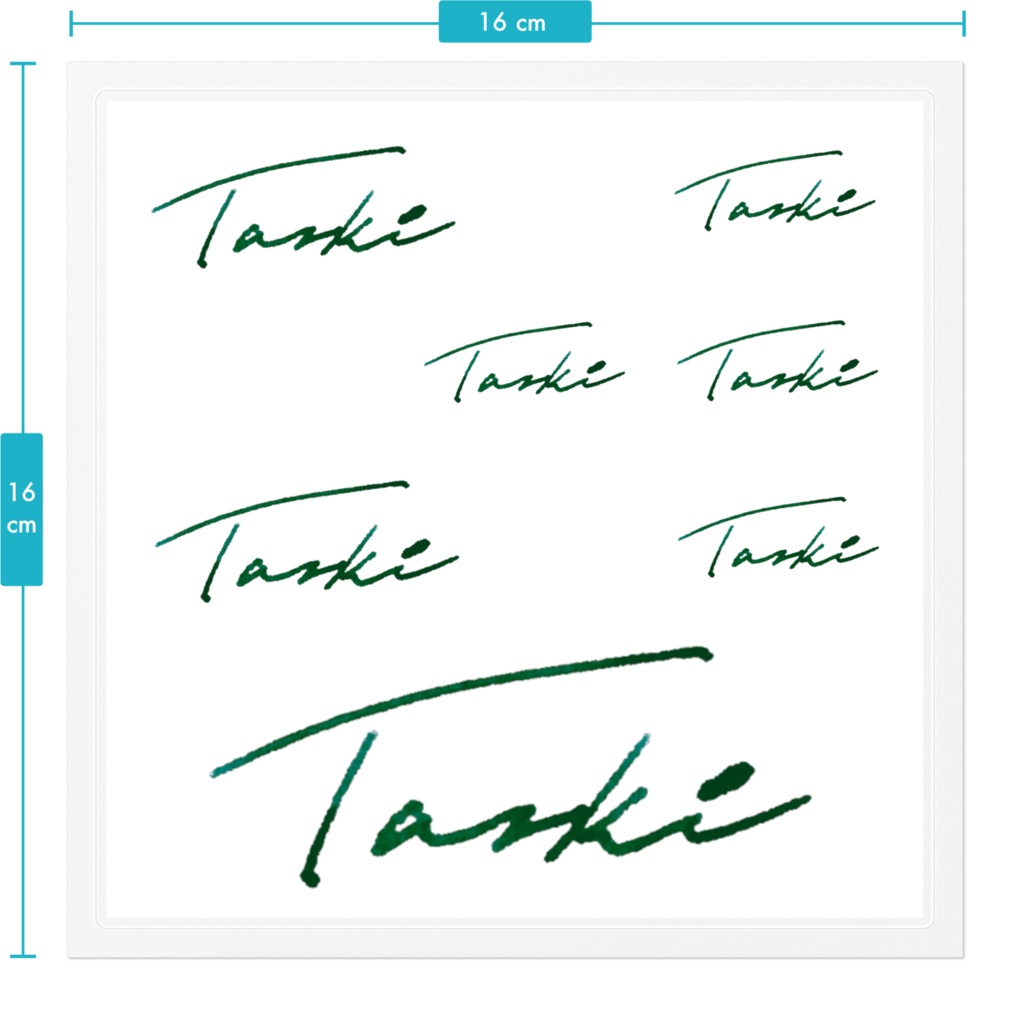 Tazki 手書きオートグラフ ステッカー